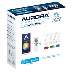 Aurora AUA1BTCWS3M  Connect.control - Rallonge ruban LED RGBCX 3m