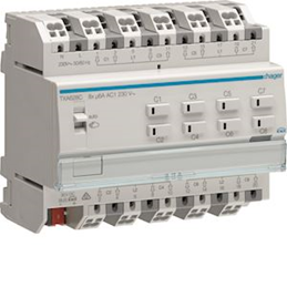 Atuador KNX 8 saída...