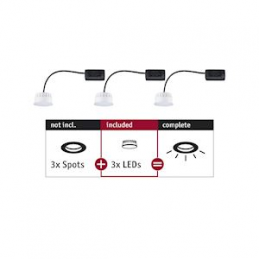 Kit 3 módulos LED Coin -...