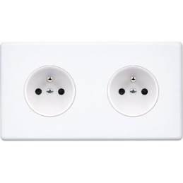 Switch plate Hitera white...