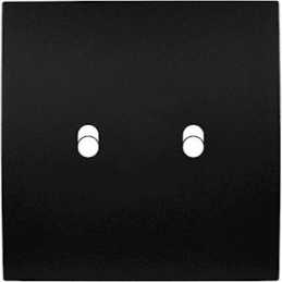 Switch plate Karo black...