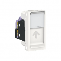 Unica - ficha RJ45 simples...