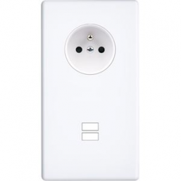 Switch plate Hitera white...