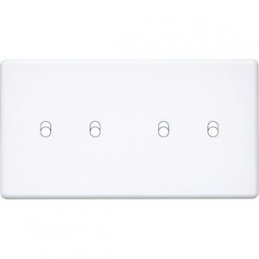 Switch plate Hitera white...