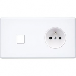Switch plate Hitera white...
