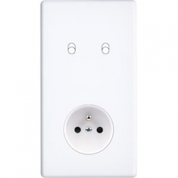 Switch plate Hitera white...