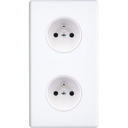 Switch plate Hitera white...