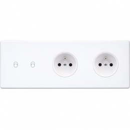 Switch plate Hitera white...