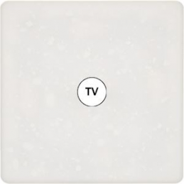 Switch plate Hitera white...