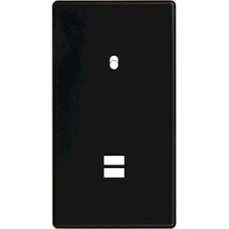 Switch plate Hitera black...