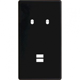 Switch plate Hitera black...