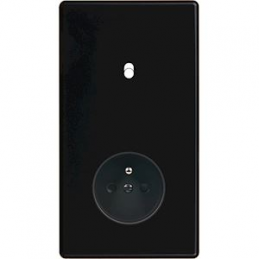 Switch plate Hitera black...