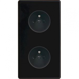 Switch plate Hitera black...