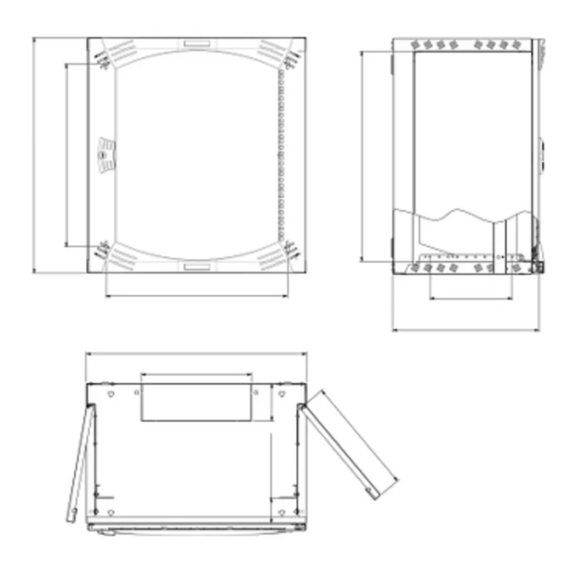 Schneider Electric NSYOPB21U6F Actassi box wall-mounted OPB 21U l600