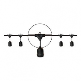 Garland 15m black with 15...