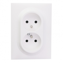 Double socket outlet...