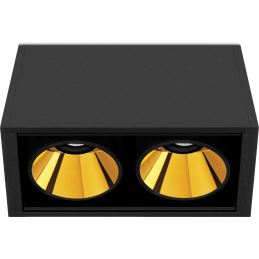 Black Foster Surface 2 luz...