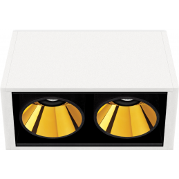 Black Foster Surface 2 luz...