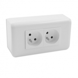 Duplo ficha pré-cablado +...