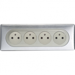 Prise 4x(%d) 2P+T compacte...