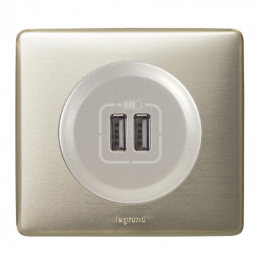Prise double chargeur USB -...