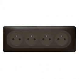 Ficha 4x 2P+T compacto...