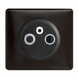 Plug TV-Fm-Sat - set carbon...