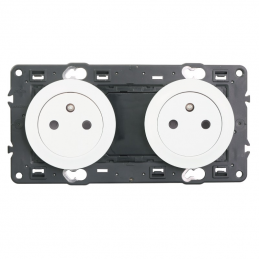 Double socket outlet...