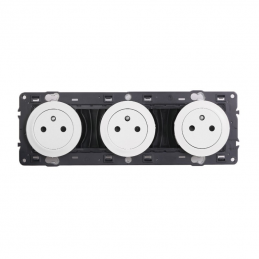 Plug 3x2P+T surface precast...