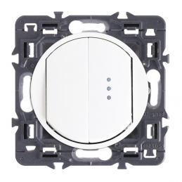 Duplo interrutor 1 com luz...