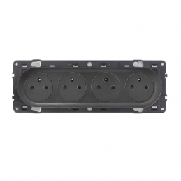 Plug 4x 2P+T compact...