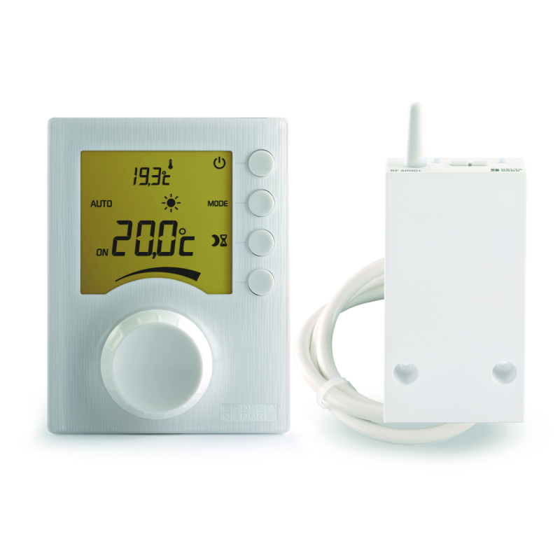 Delta Dore 6053002 Tybox 33 Thermostat d'ambiance radio pour chaudière ou  PAC non réversible