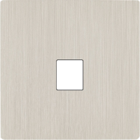 Front panel M - brushed nickel